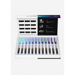 Karin Violet-Blue Colors Collection 12 colors Pigment Decobrush